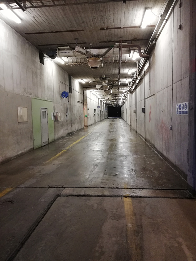 Fejning af sundhedsskadeligt støv i tunnel på Korsør Havn